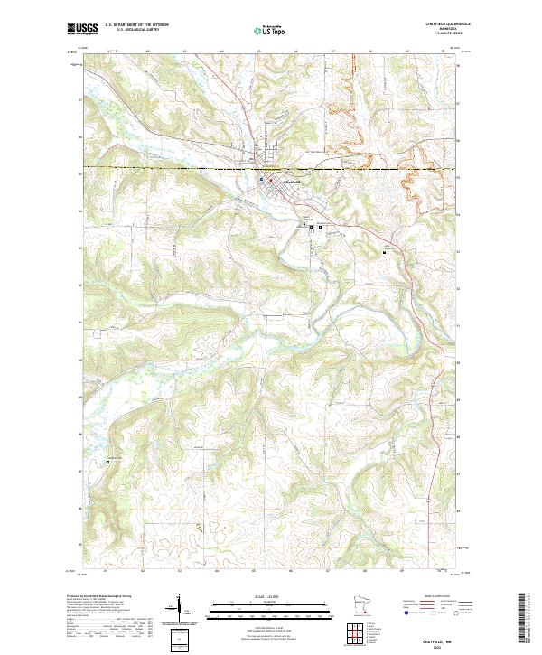 USGS Topographic Map – Chatfield