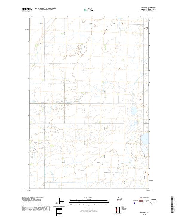 USGS Topographic Map – Chokio NW