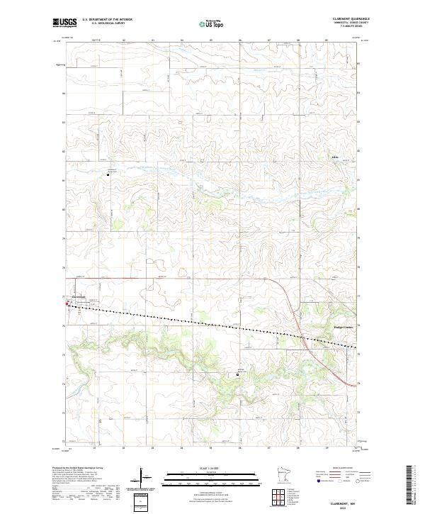 USGS Topographic Map – Claremont