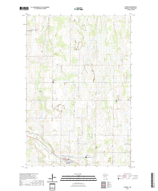 USGS Topographic Map – Clarissa
