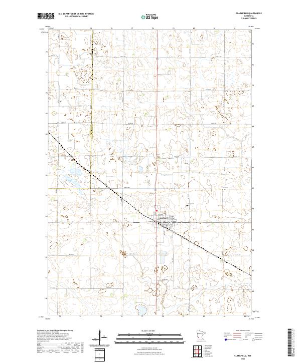 USGS Topographic Map – Clarkfield