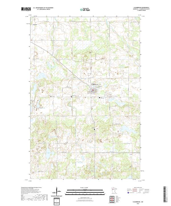 USGS Topographic Map – Clearbrook
