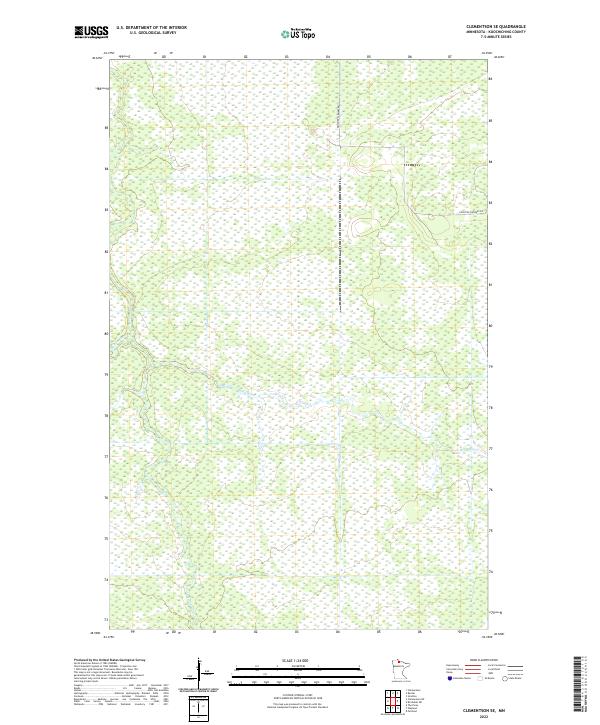 USGS Topographic Map – Clementson SE