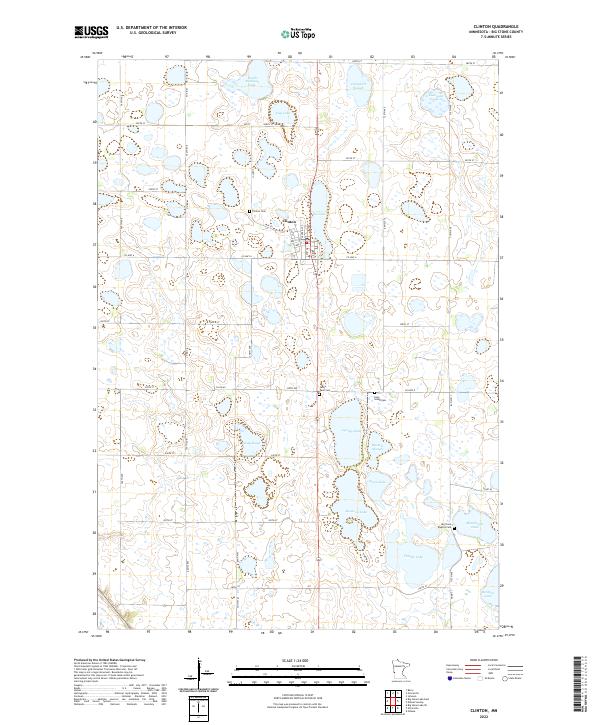 USGS Topographic Map – Clinton
