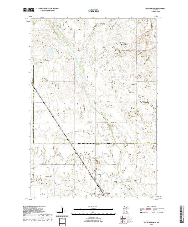USGS Topographic Map – Clontarf North