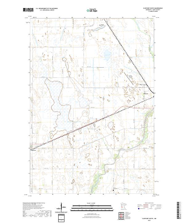 USGS Topographic Map – Clontarf South
