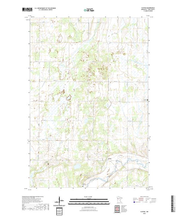 USGS Topographic Map – Clotho