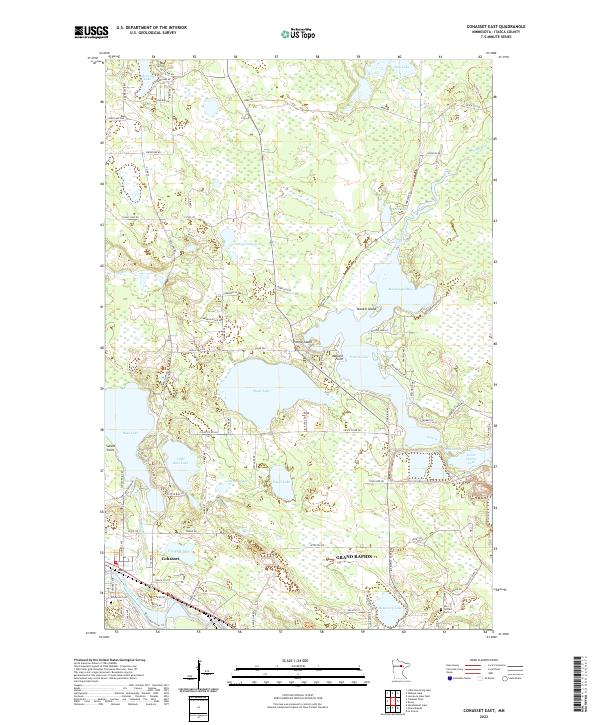 USGS Topographic Map – Cohasset East