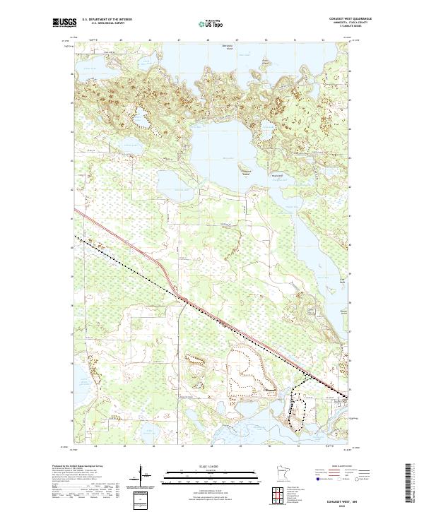 USGS Topographic Map – Cohasset West