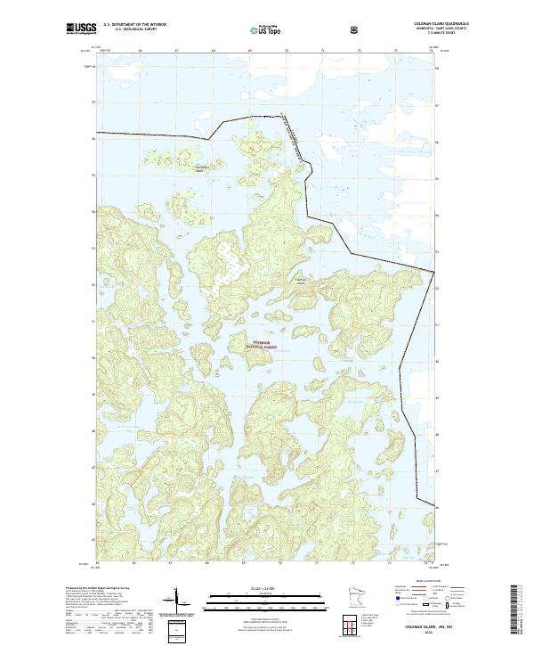 USGS Topographic Map – Coleman Island