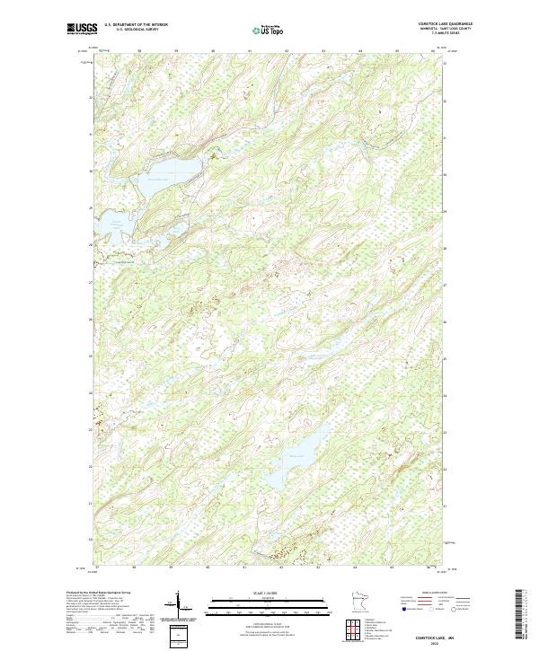 USGS Topographic Map – Comstock Lake