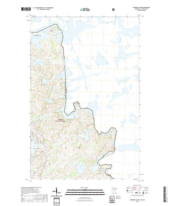 USGS Topographic Map – Conners Island