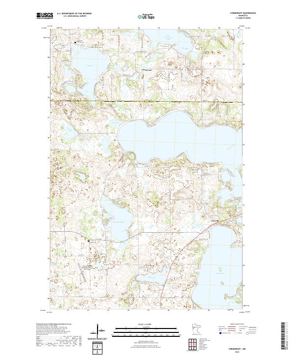 USGS Topographic Map – Cormorant