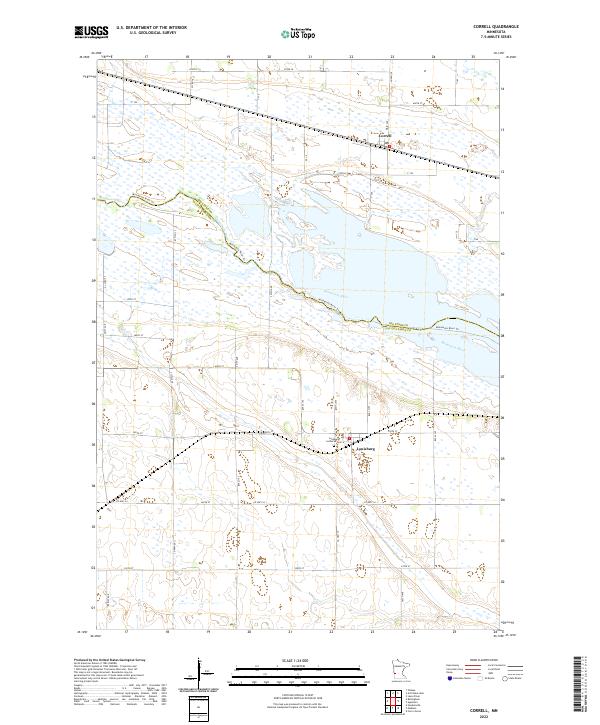 USGS Topographic Map – Correll