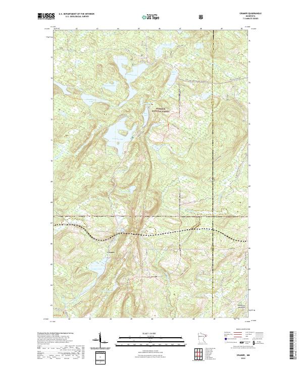USGS Topographic Map – Cramer