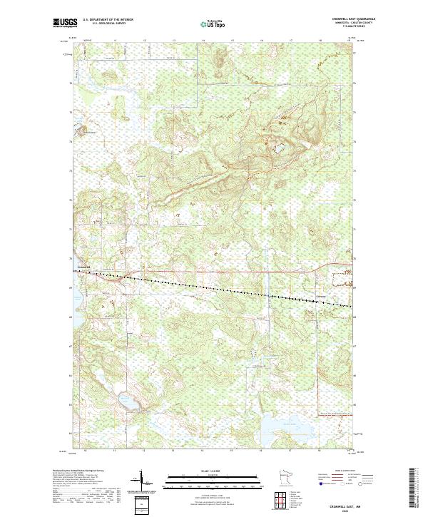 USGS Topographic Map – Cromwell East