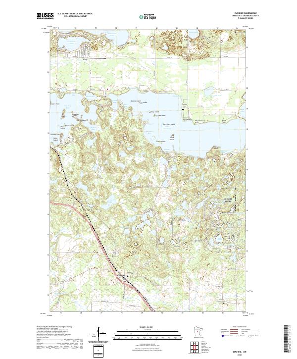 USGS Topographic Map – Cushing