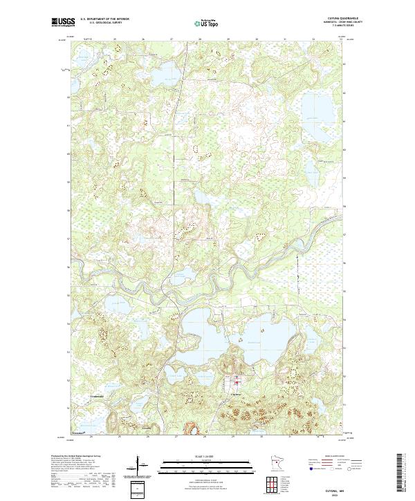 USGS Topographic Map – Cuyuna