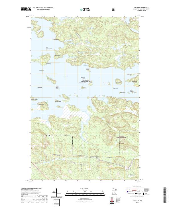 USGS Topographic Map – Daley Bay