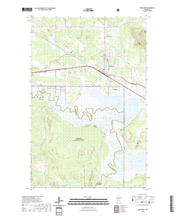USGS Topographic Map – Deer River