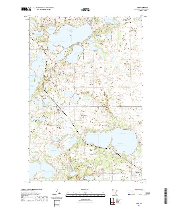 USGS Topographic Map – Dent