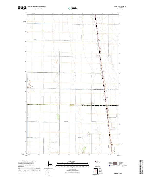 USGS Topographic Map – Donaldson