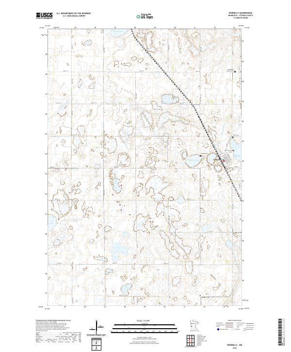 USGS Topographic Map – Donnelly