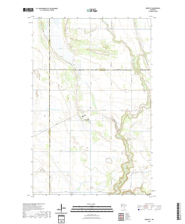 USGS Topographic Map – Dorothy