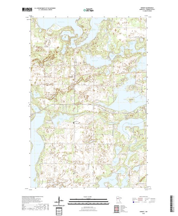 USGS Topographic Map – Dorset