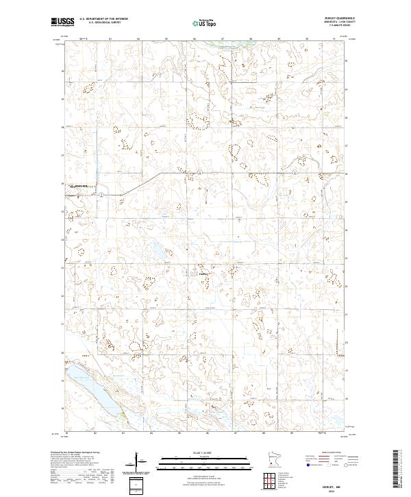 USGS Topographic Map – Dudley