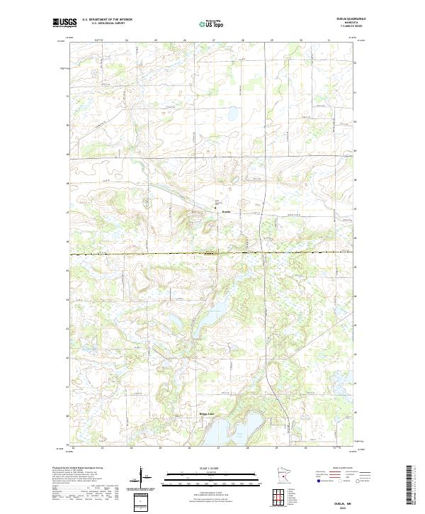 USGS Topographic Map – Duelm