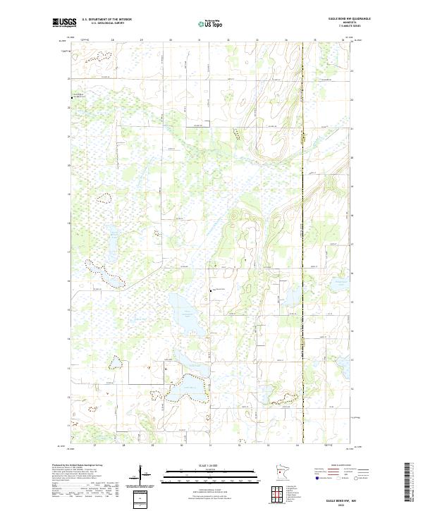USGS Topographic Map – Eagle Bend NW