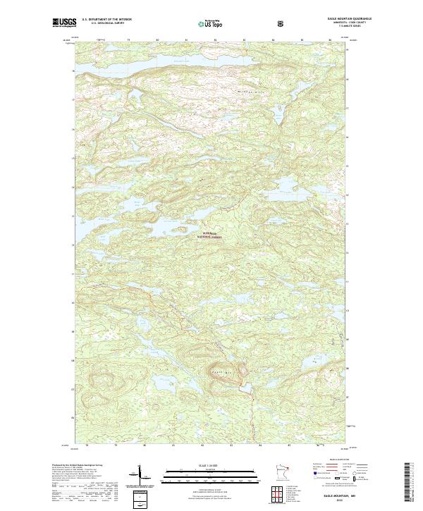 USGS Topographic Map – Eagle Mountain