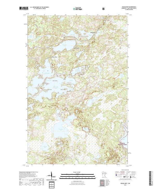 USGS Topographic Map – Eagles Nest