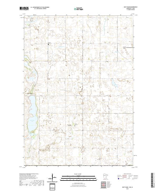 USGS Topographic Map – East Chain