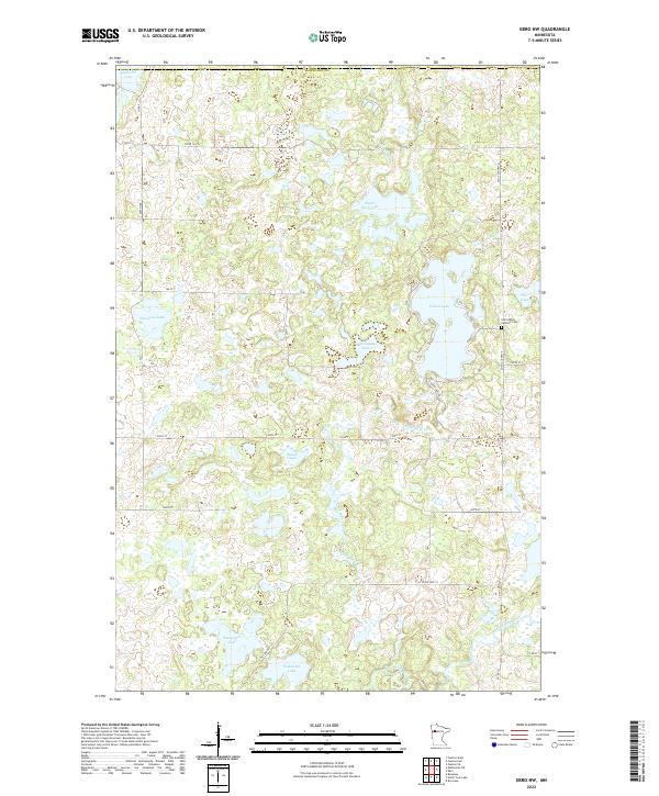 USGS Topographic Map – Ebro NW