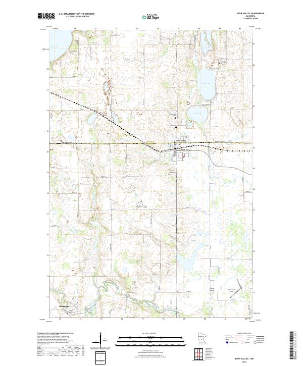 USGS Topographic Map – Eden Valley