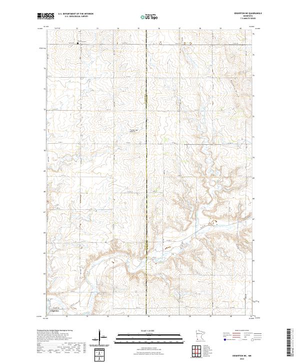 USGS Topographic Map – Edgerton NE