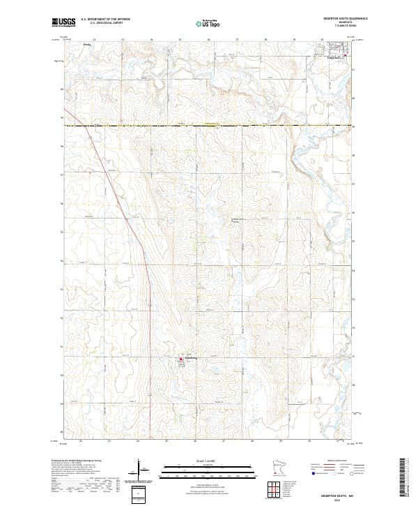 USGS Topographic Map – Edgerton South