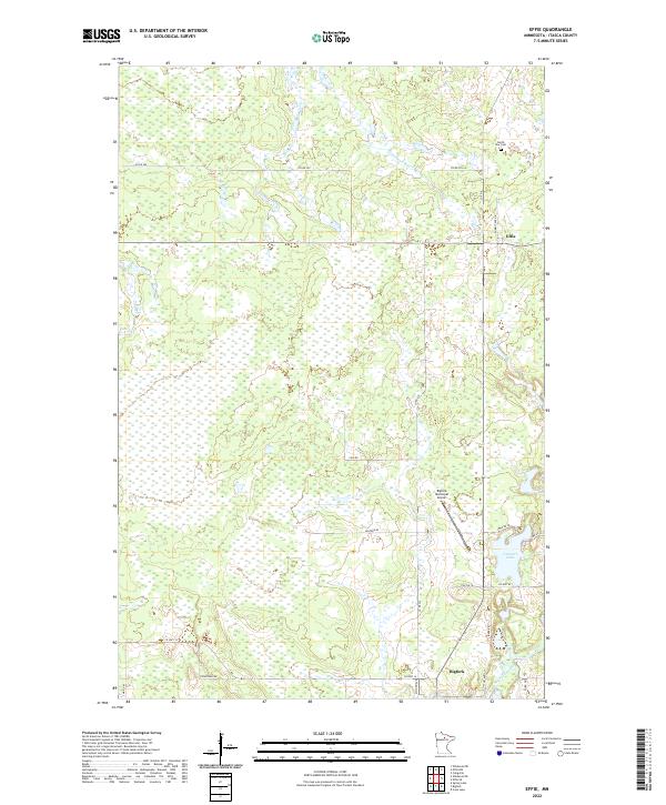 USGS Topographic Map – Effie