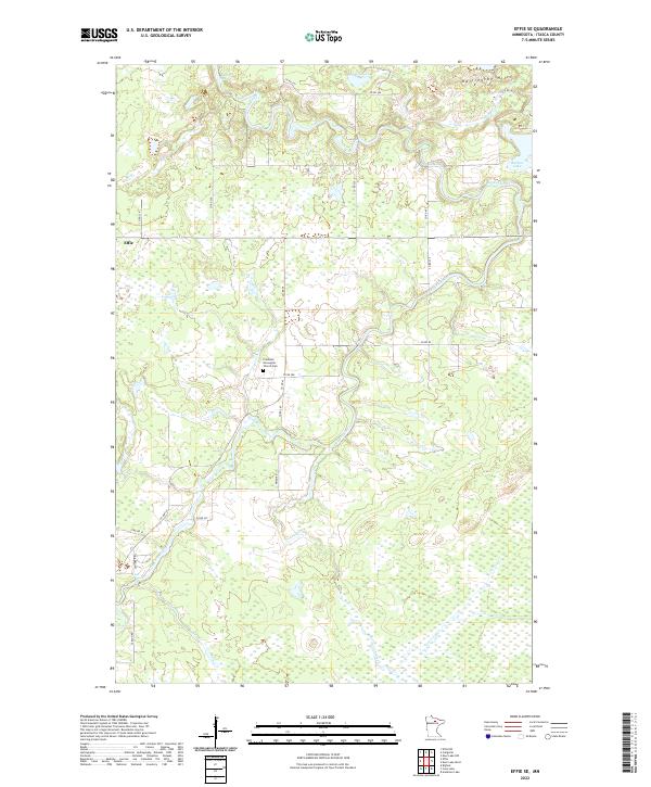 USGS Topographic Map – Effie SE