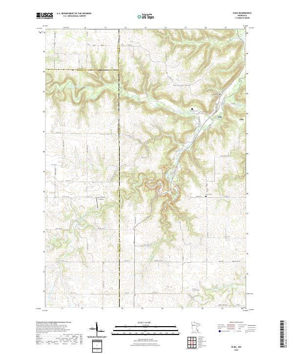USGS Topographic Map – Elba
