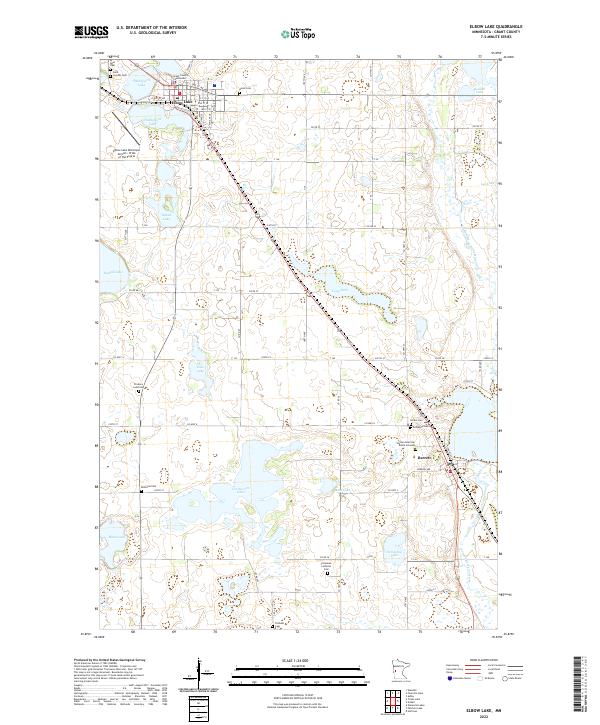 USGS Topographic Map – Elbow Lake