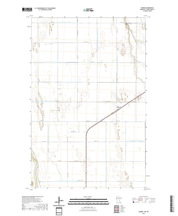 USGS Topographic Map – Eldred