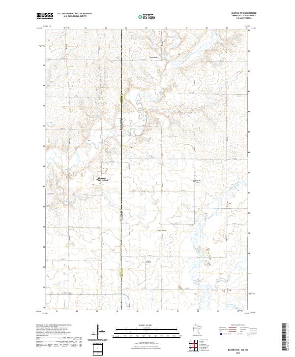 USGS Topographic Map – Elkton SW