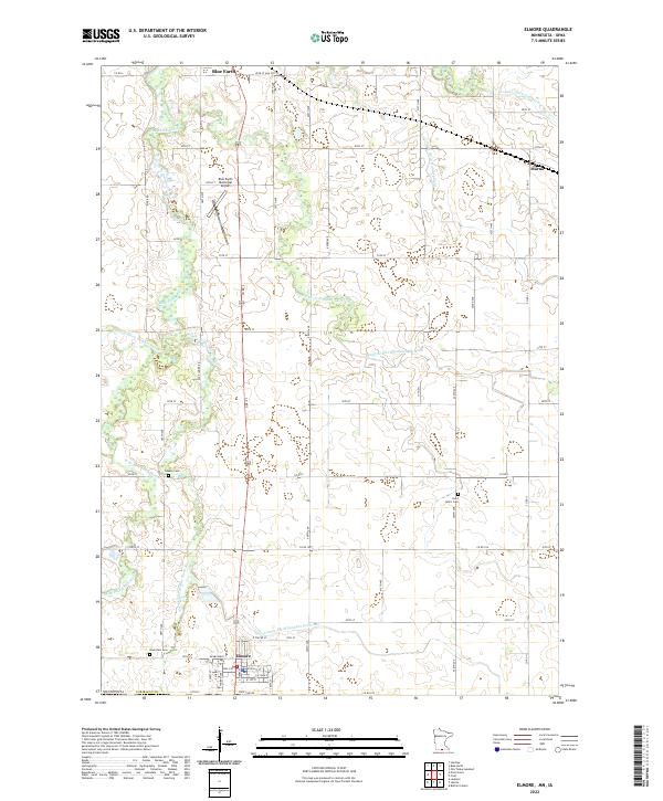 USGS Topographic Map – Elmore