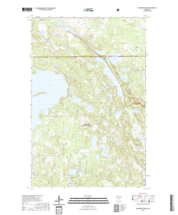 USGS Topographic Map – Elmwood Island