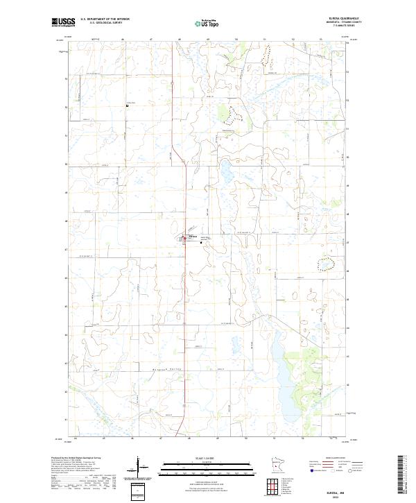 USGS Topographic Map – Elrosa