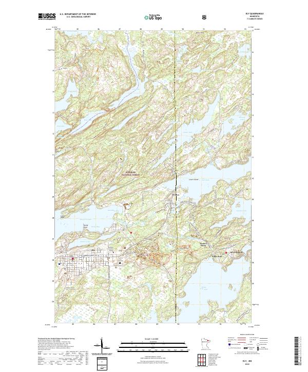 USGS Topographic Map – Ely