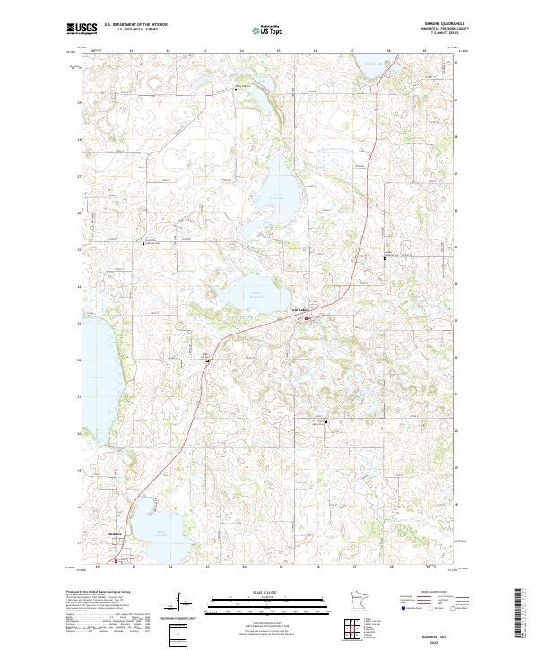 USGS Topographic Map – Emmons